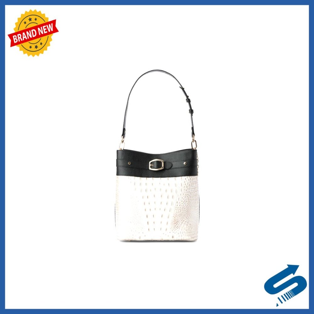 Bucket Bag Adjustable Shoulder Strap Elegant Minimal Chic Trendy Bridge Closure